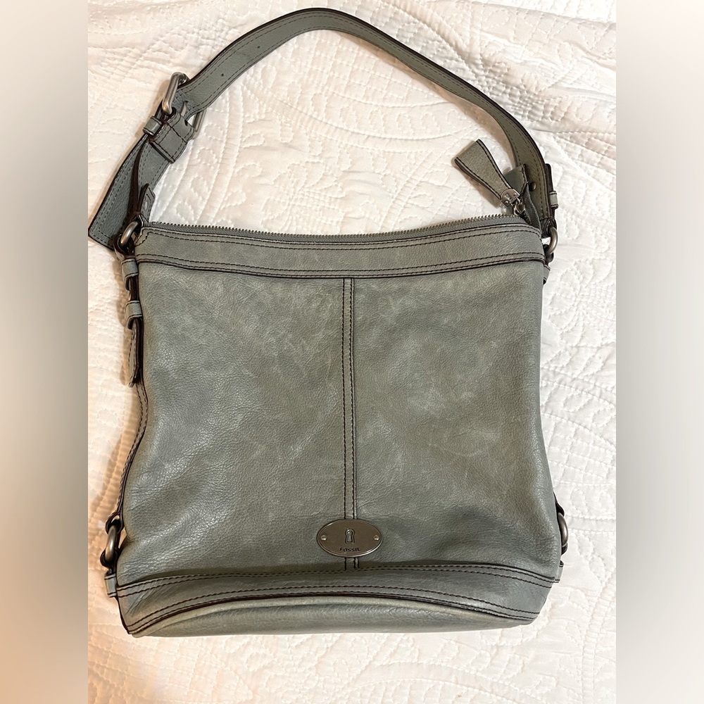Fossil leather hobo purse